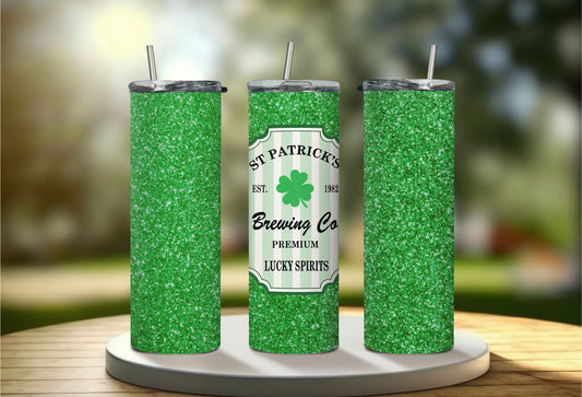 St. Patrick's Day Brewing Company Tumbler - Green