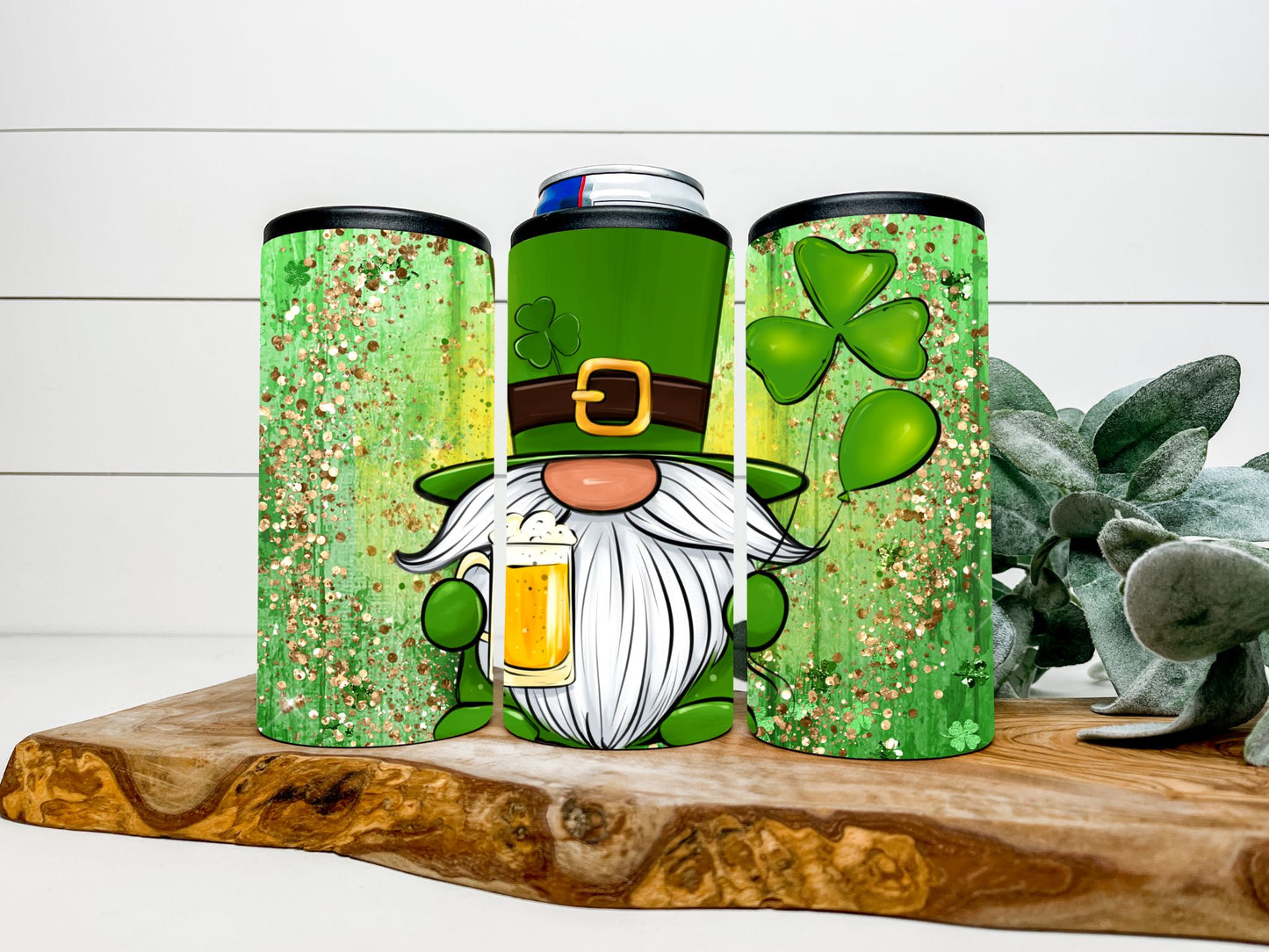 St. Patrick's Day Beer Drinking Gnome Tumbler